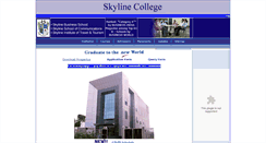 Desktop Screenshot of erp.skylinecollege.com